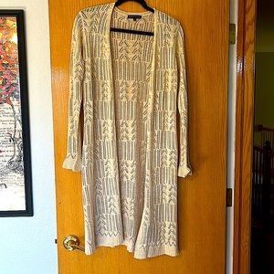 Elegant Cream Open-Knit Sweater